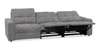 Scott Living Elevate Modular 115" Chenille Fabric Power Reclining Sofa - Grey | Sofa modulaire à inclinaison électrique Elevate de Scott Living de 115 po en tissu de chenille - gris