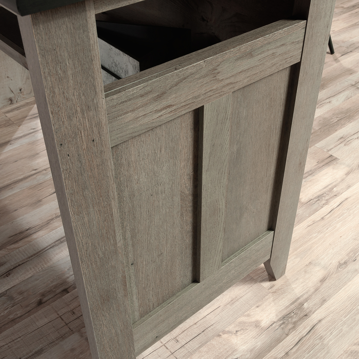 Ellery 59.06\" L-Shaped Office Desk with Cable Management – Mystic Oak