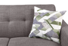 Kort & Co. Freeman 2-Piece Linen-Look Fabric Sectional with Wood Legs – Charcoal Grey | Sofa sectionnel Freeman de Kort & Co. 2 pièces po en tissu d’apparence lin avec pattes en bois - gris anthracite
