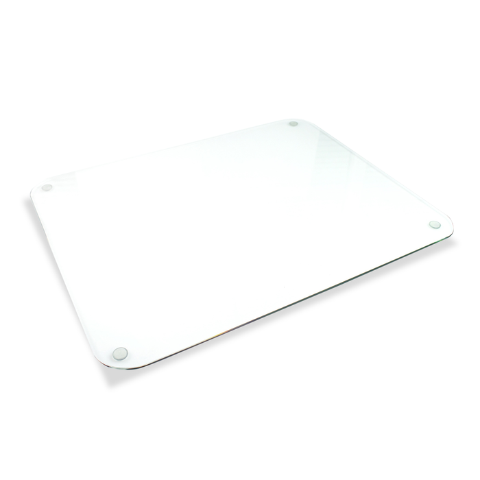 Clear Glass Desk Pad – 19” x 24”