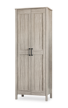 Gordon 27.17” Modern 2-Door Accent Cabinet with Drawers – Spring Maple