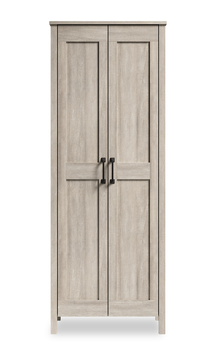 Gordon 27.17” Modern 2-Door Accent Cabinet with Drawers – Spring Maple