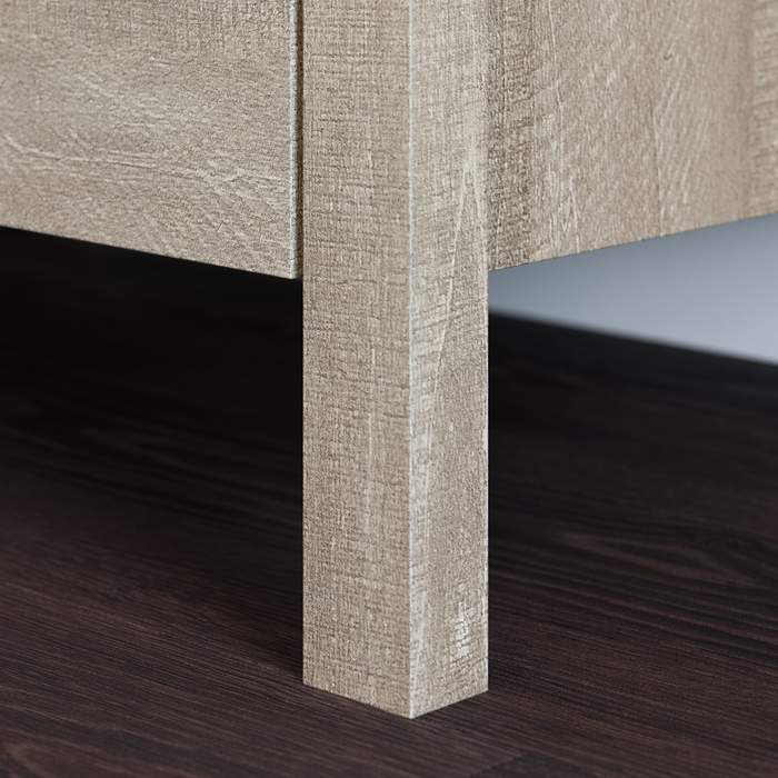 Gordon 27.17” Modern 2-Door Accent Cabinet with Drawers – Spring Maple