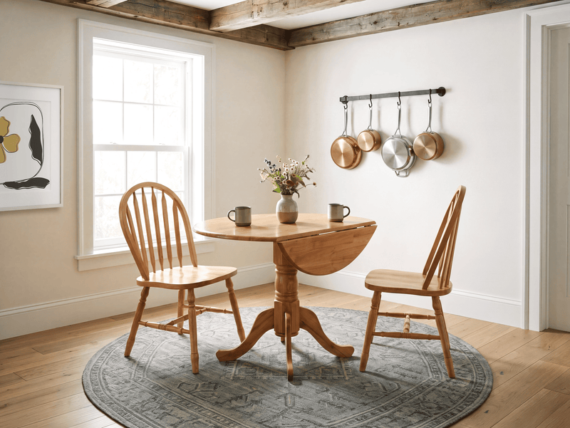 Hana Dining Chair, Wood, Slat-Back - Natural