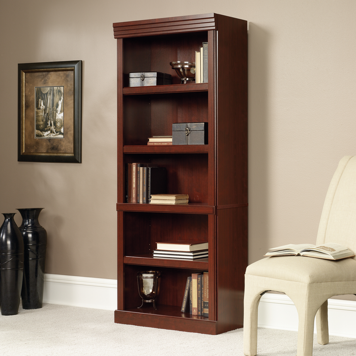 Heritage 29.8\" 5-Shelf Bookcase – Classic Cherry
