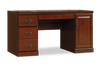Heritage 59.25\" Computer Office Desk with Cable Management – Classic Cherry