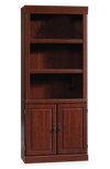 Heritage 29.8\" Bookcase with Doors – Classic Cherry
