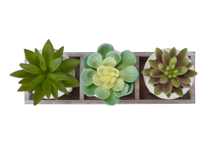 Artificial Potted Plants – set of 3 