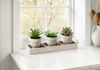 Artificial Potted Plants – set of 3  | Plantes artificielles en pot - ensemble de 3