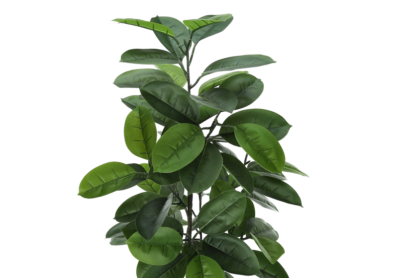 52” Artificial Indoor Rubber Tree in 5” Pot 