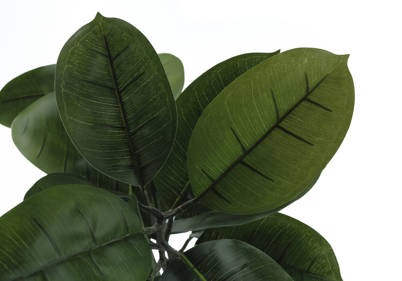 52” Artificial Indoor Rubber Tree in 5” Pot 