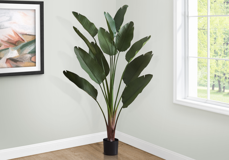 82.7” Artificial Indoor Bird of Paradise in 8” Pot 