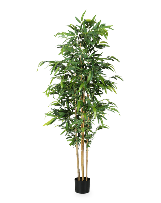 82.75” Artificial Indoor Bamboo Tree in 8” Pot 