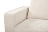 Infinity Modular Chenille Fabric Accent Chair – Taupe  | Fauteuil d’appoint modulaire Infinity en tissu de chenille - taupe