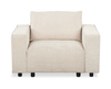 Infinity Modular Chenille Fabric Accent Chair – Taupe  | Fauteuil d’appoint modulaire Infinity en tissu de chenille - taupe