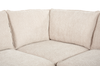 Infinity Modular 5-Piece Chenille Fabric Sofa Sectional – Taupe | Sofa sectionnel modulaire Infinity 5 pièces en tissu de chenille - taupe