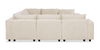 Infinity Modular 8-Piece Chenille Fabric Sofa Sectional – Taupe | Sofa sectionnel modulaire Infinity 8 pièces en tissu de chenille - taupe
