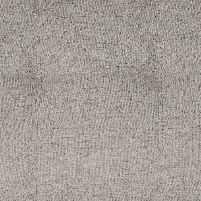 Iverly 61” Linen-Look Fabric Loveseat with Removable Back Cushions – Sand