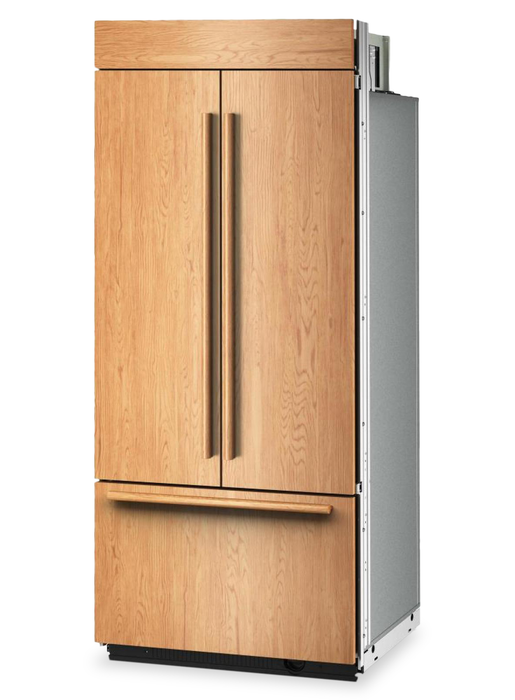 KitchenAid 36\" 20.8 Cu. Ft. Built-In French Door Bottom Mount Refrigerator - Panel Ready - KBFN536TPA