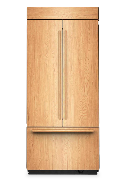 KitchenAid 36\" 20.8 Cu. Ft. Built-In French Door Bottom Mount Refrigerator - Panel Ready - KBFN536TPA