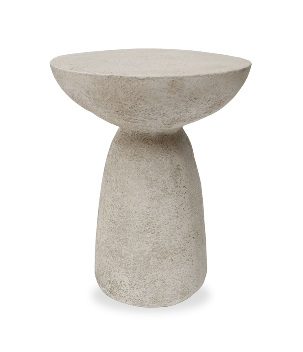 Lake 18.9\" Modern End Table - Cream