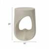 Lana 17.9" Modern End Table - Cream | Table de bout moderne Lana de 17,9 po - crème