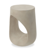 Lana 17.9" Modern End Table - Cream | Table de bout moderne Lana de 17,9 po - crème
