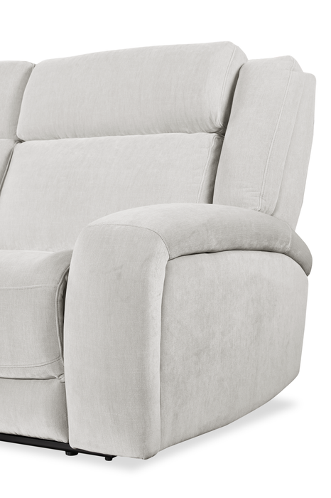 Shaquille O’Neal Home Legacy 3-Piece Left-Facing Power Reclining Sectional with Shaq-o-pedic Comfort - Grey 