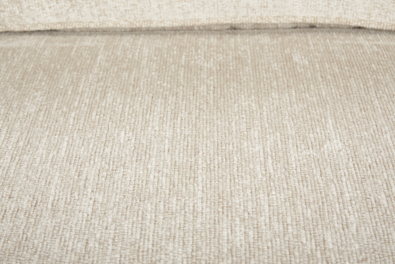 Made in Canada Lennox Chenille Fabric Reversible Sectional with Reversible Cushions - Taupe
