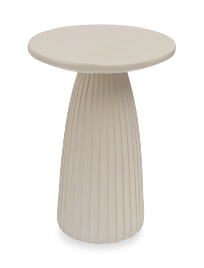 Lila 17.5" Modern End Table - Cream | Table de bout moderne Lila de 17,5 po - crème