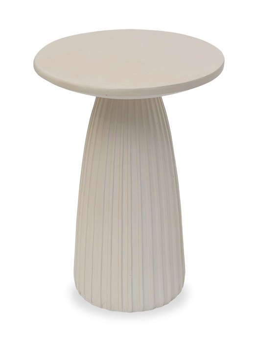Lila 17.5\" Modern End Table - Cream