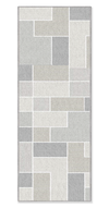 Lillian Multi-Colour Runner Area Rug – 3’ x 7’ 