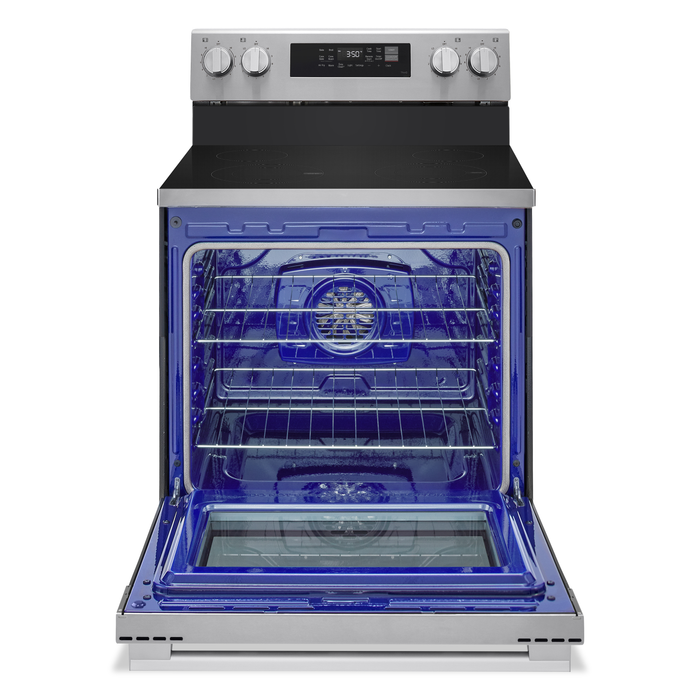 LG 6.3 Cu. Ft. Smart Electric Range with Air Fry – Stainless Steel - LREN6321VE