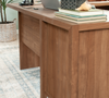 Martin 58.43" L-Shaped Office Desk with 2 Drawers – Saddle Walnut | Bureau en forme de L Martin de 58,43 po à 2 tiroirs - noyer brun clair