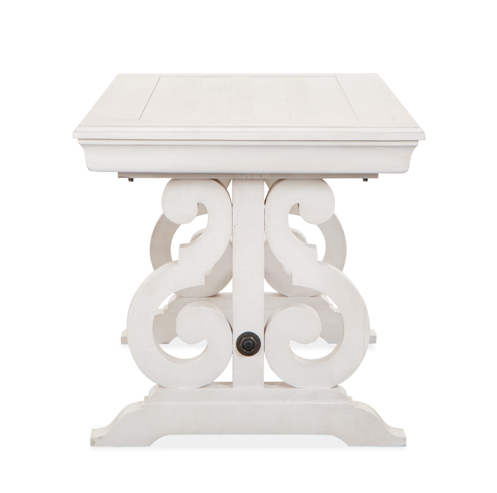 Milson 64\" Writing Desk with Storage - Alabaster
