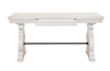 Milson 64" Writing Desk with Storage - Alabaster | Bureau Milson de 64 po avec rangement - albâtre