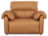 Momento 54\" Genuine Leather Power Reclining Chair – Caramel