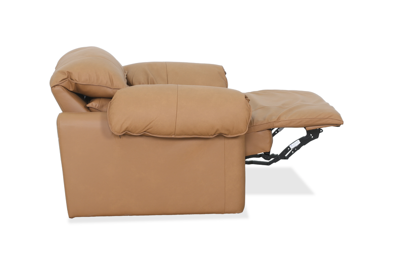 Momento 54\" Genuine Leather Power Reclining Chair – Caramel
