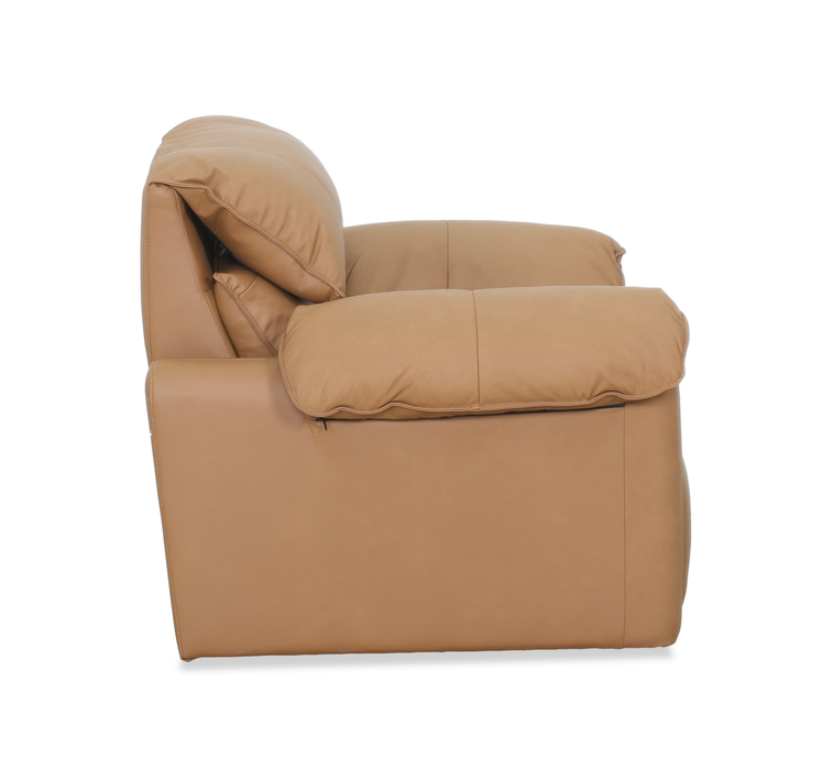 Momento 54\" Genuine Leather Power Reclining Chair – Caramel