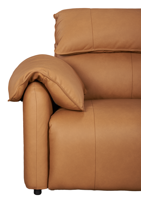 Momento 54\" Genuine Leather Power Reclining Chair – Caramel