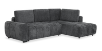 Moonlight _” Fabric Full-Size Sleeper Sofa with Removable Back Cushions –Mineral   
