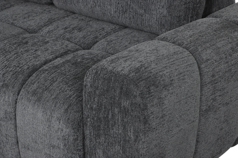 Moonlight Left-facing 2-piece Sleeper Sectional with Storage Chaise – Grey  