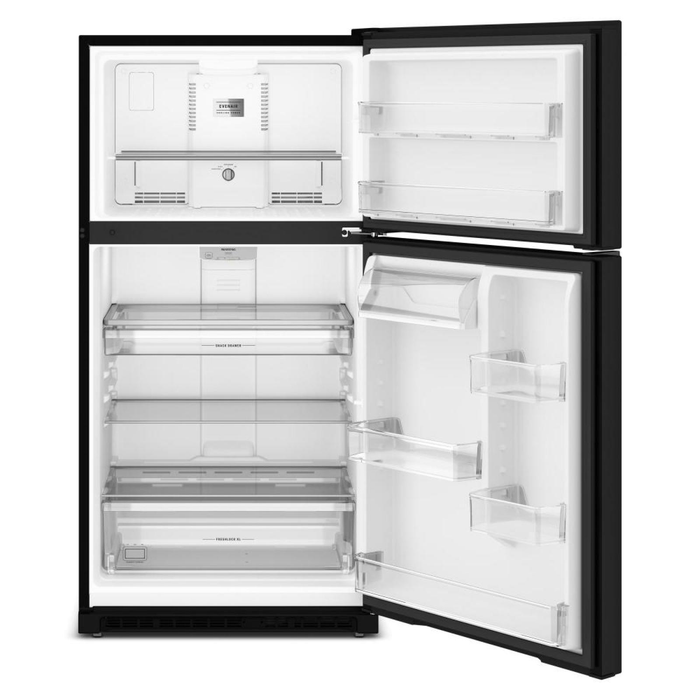 Maytag 33\" 21 Cu. Ft. Wide Top Mount Refrigerator with Garage Mode - Black - MRTX5121TB