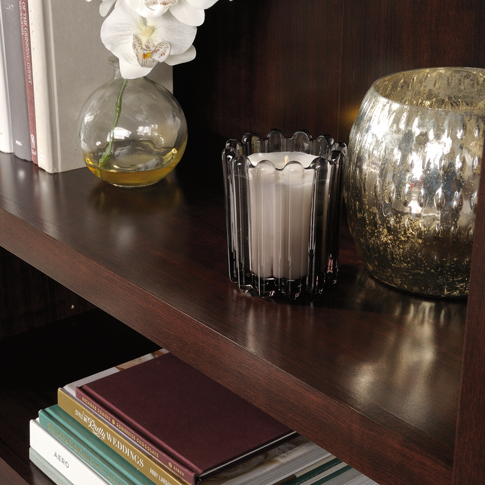 Oryn 35.28” 5-Shelf Bookcase with Storage – Select Cherry