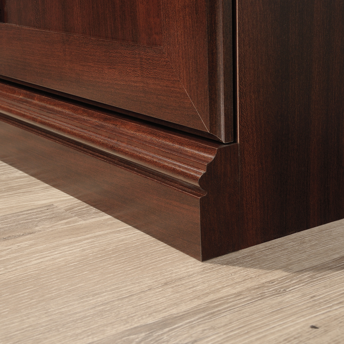 Oryn 35.28” 5-Shelf Bookcase with Storage – Select Cherry