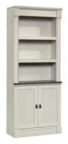 Palladia 29.37” Traditional Bookcase with Storage Cabinet – Glacier Oak