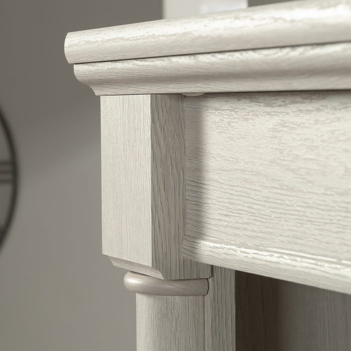 Palladia 29.37” Traditional Bookcase with Storage Cabinet – Glacier Oak