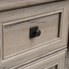 Palladia 65.12" L-Shaped Desk with 3 Drawers – Split Oak | Bureau en forme de L Palladia de 65,12 po à 3 tiroirs - chêne fendu