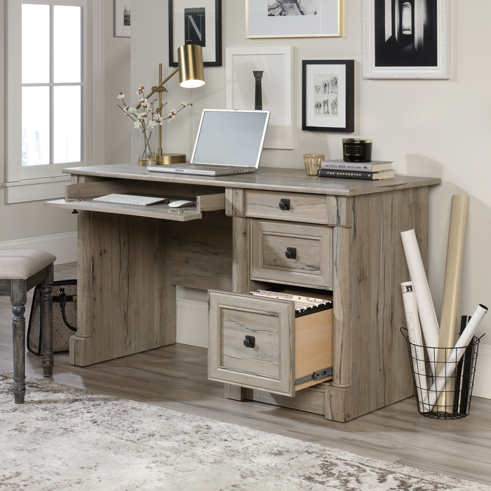 Palladia 53.15\" Office Desk with 3 Drawers – Split Oak