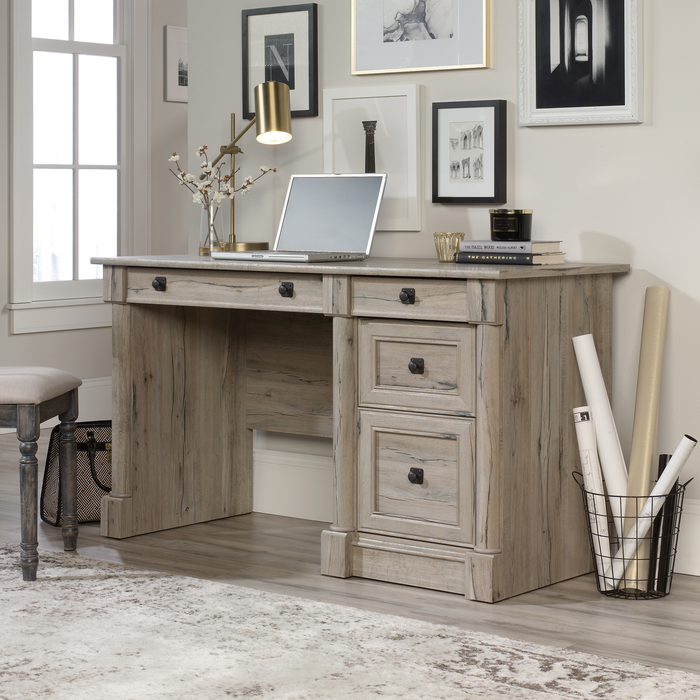 Palladia 53.15\" Office Desk with 3 Drawers – Split Oak